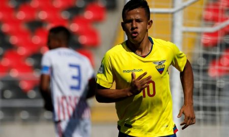 Jordan Rezabala Ecuador sub 20. Festejo