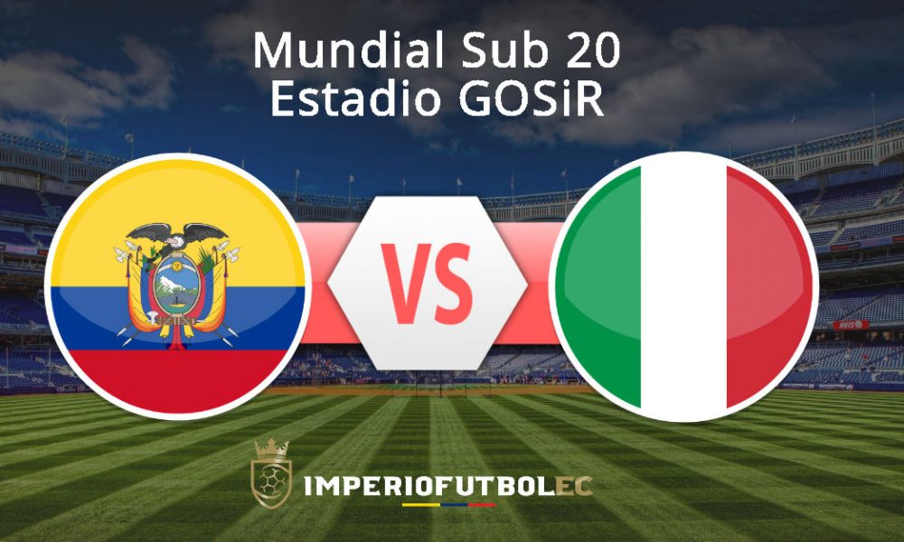 Ecuador vs. Italia EN VIVO sigue duelo en GOSiR por el Mundial Sub 20