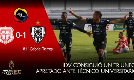 IDV consiguió un triunfo apretado ante Técnico Universitario