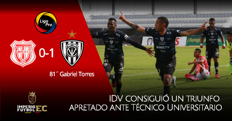 IDV consiguió un triunfo apretado ante Técnico Universitario