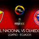 ONLINE EL NACIONAL VS OLMEDIO EN VIVO FECHA 8 2020