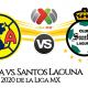 VER América vs. Santos Laguna EN VIVO horarios y canales, partido por el Apertura 2020 de la Liga MX