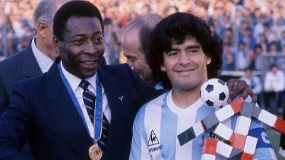 El mensaje de Pelé para Diego Armando Maradona