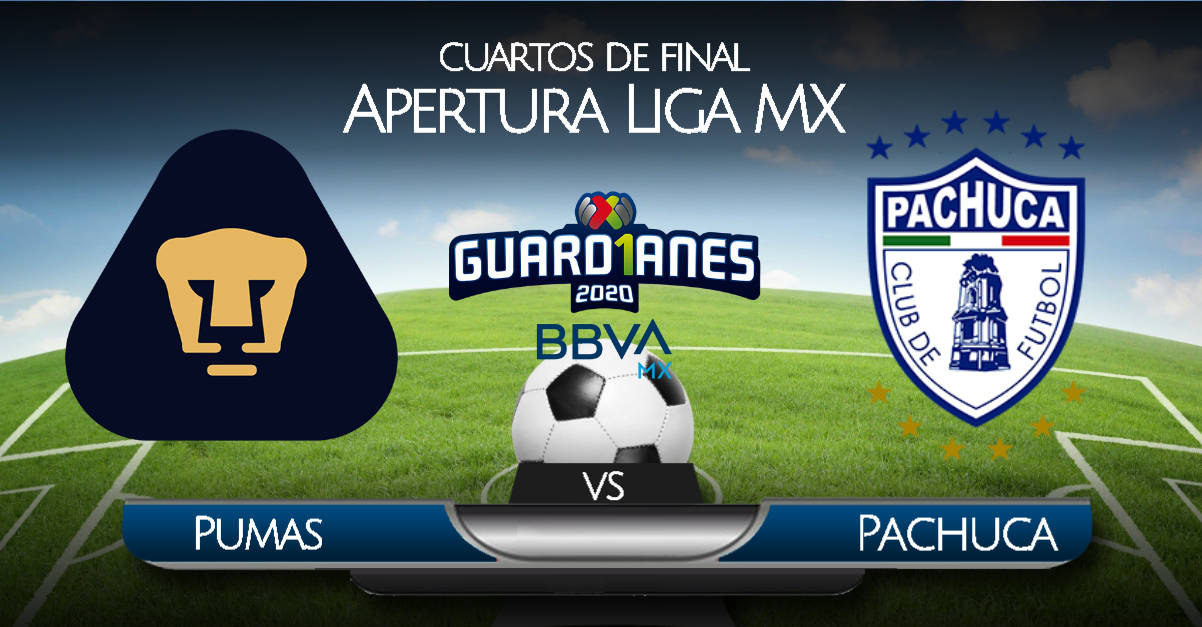 Pumas UNAM vs Pachuca EN VIVO TUDN por cuartos de final de la Liga MX