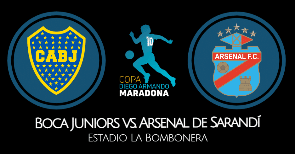 Boca Juniors vs Arsenal EN VIVO canales del partido por la Copa Diego Maradona