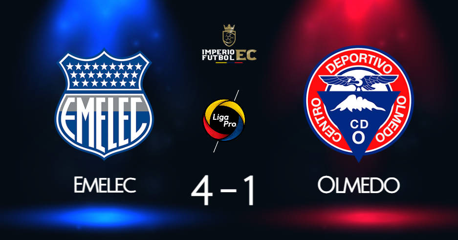 EMELEC vs OLMEDO EN VIVO GOL TV LIGA PRO 2020 - PARTIDO POR LA ULTIMA FECHA 4 X 1 RESULTADO FINAL