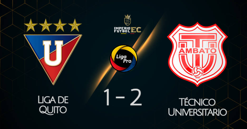 LIGA DE QUITO vs TÉCNICO UNIVERSITARIO EN VIVO LIGA PRO - PARTIDO POR LA FECHA 15 RESULTADO 1 X 2