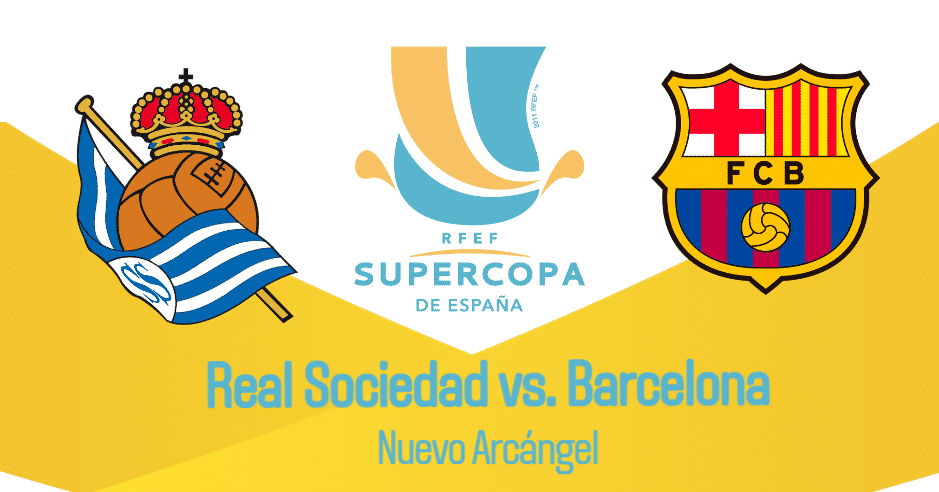 Barcelona vs Real Sociedad EN VIVO Directv Sports canales TV por la semifinal de Supercopa de España
