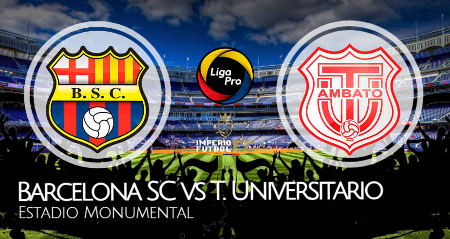 Barcelona SC vs Técnico Universitario EN VIVO GOL TV por la LigaPro