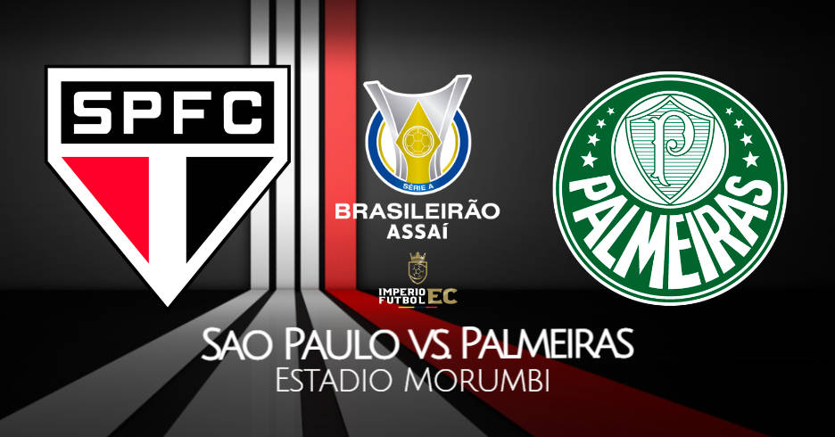 Sao Paulo vs Palmeiras EN VIVO ONLINE donde ver Brasileirao