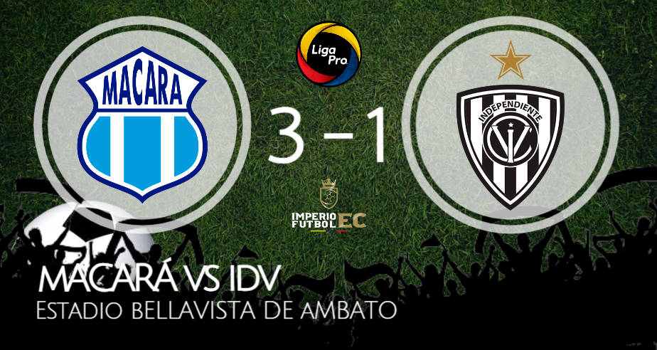 tRIUNFO DE MACARÁ SOBRE IDV - ESTADIO BELLAVISTA DE AMBATO