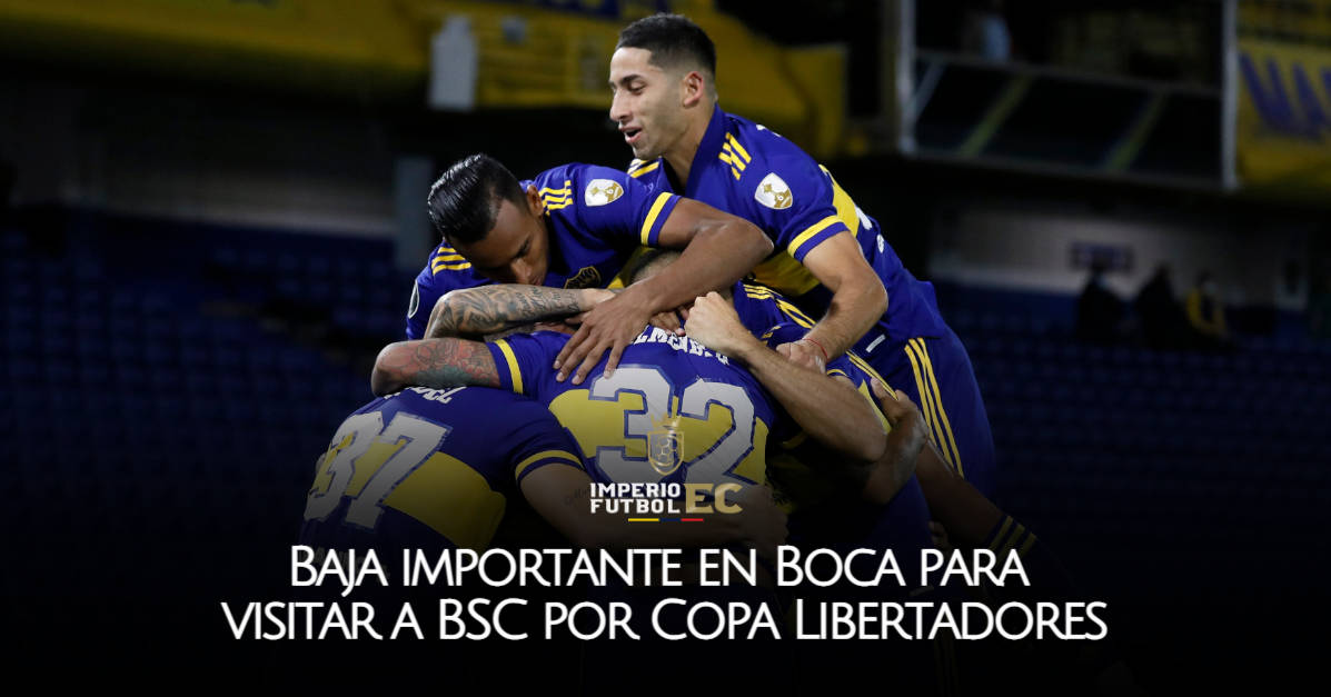 Baja importante en Boca para visitar a BSC por Copa Libertadores