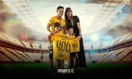 Barcelona SC rindió tributo a Matías Oyola por sus 400 partidos con la amarilla