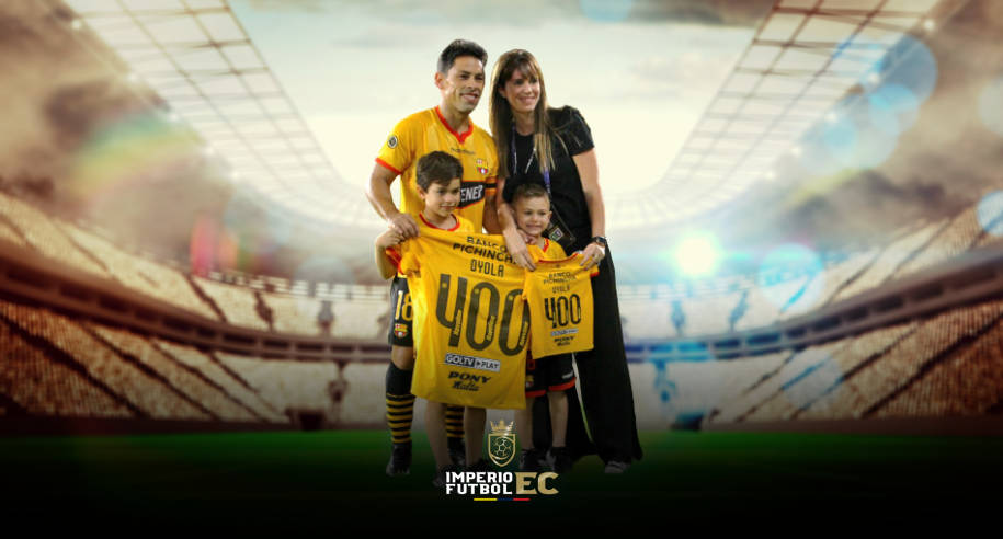 Barcelona SC rindió tributo a Matías Oyola por sus 400 partidos con la amarilla