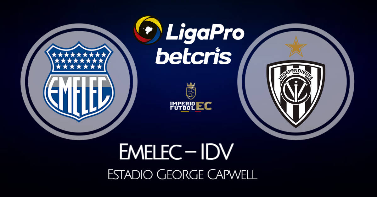 Emelec - IDV VER EN VIVO por la fecha 14 de la Liga Pro 2021 de Ecuador