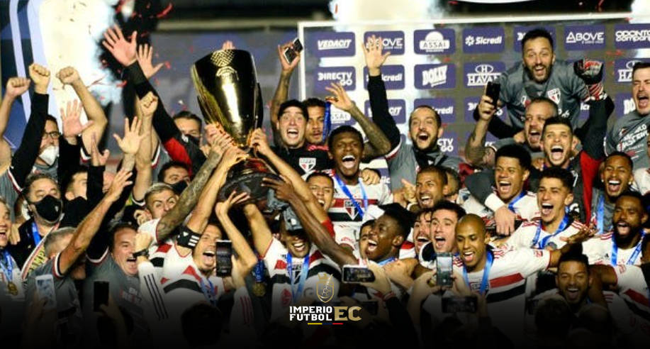 Sao Paulo campeón del torneo estadual Paulista con Robert Arboleda como figura y Joao Rojas al cambio