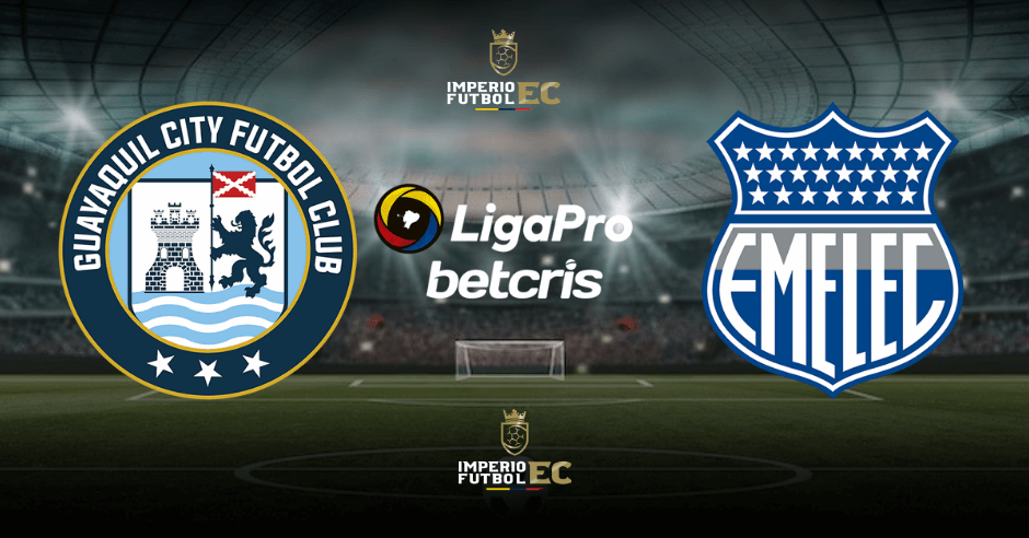 VER GUAYAQUIL CITY vs. EMELEC PARTIDO TV FECHA 12 LIGA PRO