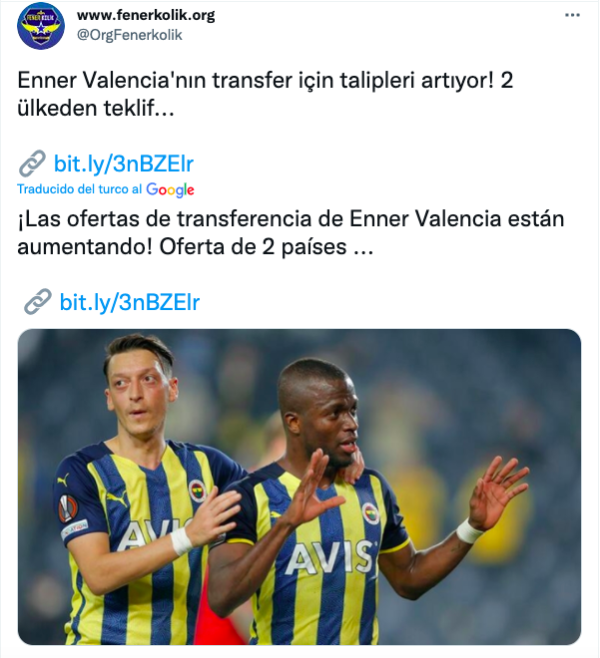 Ofertas por Enner Valencia