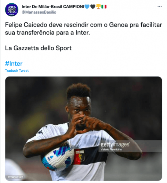 Noticia desde Italia - Flipe Caicedo muy cerca