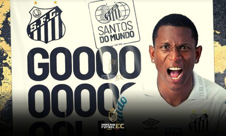 CABEZAZO Bryan Ángulo para la victoria del Santos en Sudamericana