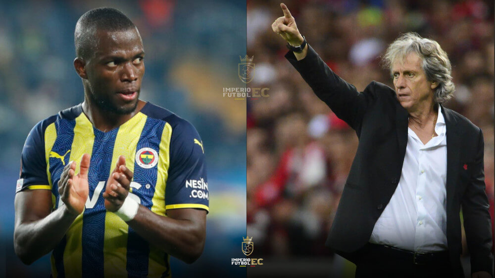 Jorge Jesus quiere que el delantero ecuatoriano Énner Valencia se mantenga en el Fenerbahce