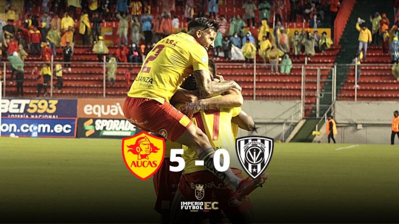 Aucas goleó a Independiente del Valle y demuestra quien es el PAPÁ