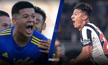 La polémica jugada de Marcos Rojo contra el ecuatoriano Alan Franco