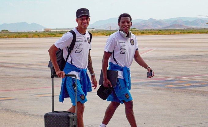 Piero Hincapie y Gonzalo Plata Seleccion Ecuador