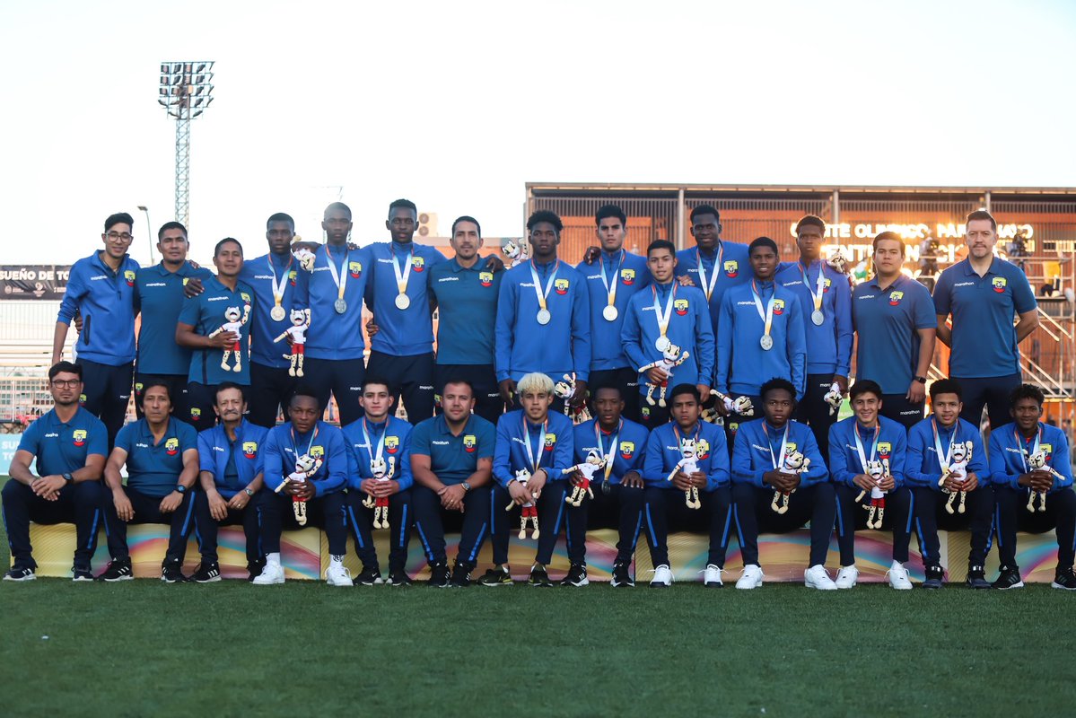 Seleccion Ecuador Sub 20 Odesur Medalla Plata