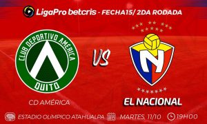 VER PARTIDO El Nacional vs América EN VIVO