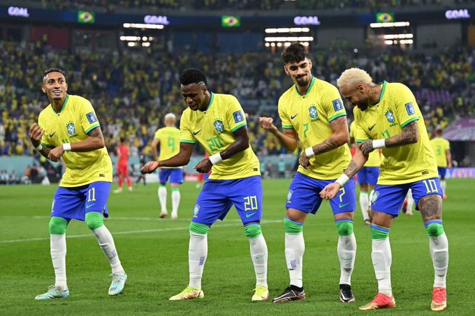 Brasil Mundial festejo
