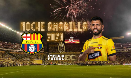 Noche Amarilla 2023 Barcelona vs Mushuc Runa EN VIVO partido