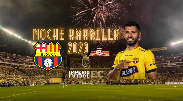 Noche Amarilla 2023 Barcelona vs Mushuc Runa EN VIVO partido