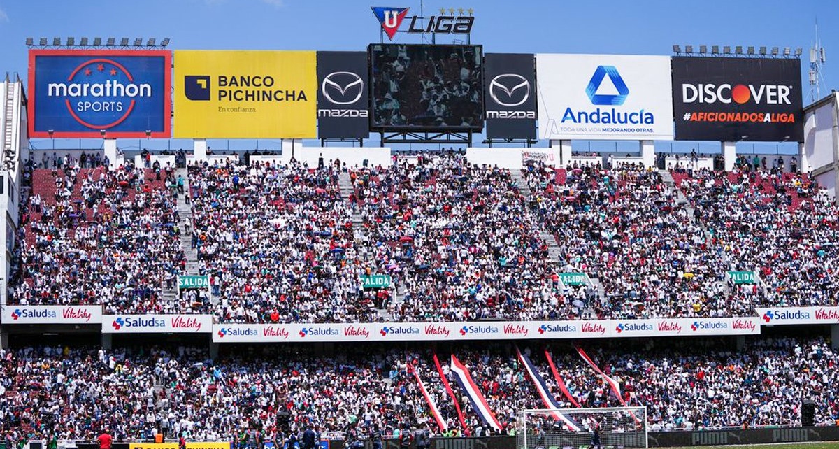 Hinchada de Liga de Quito 2023