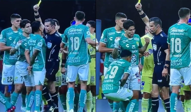 Rodillazo de arbitro a jugador