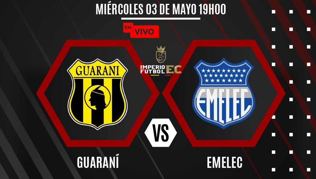 Ver Fútbol En Vivo Guaraní vs Emelec partido Copa Sudamericana 2023