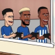 Moises Caicedo caricatura Chelsea