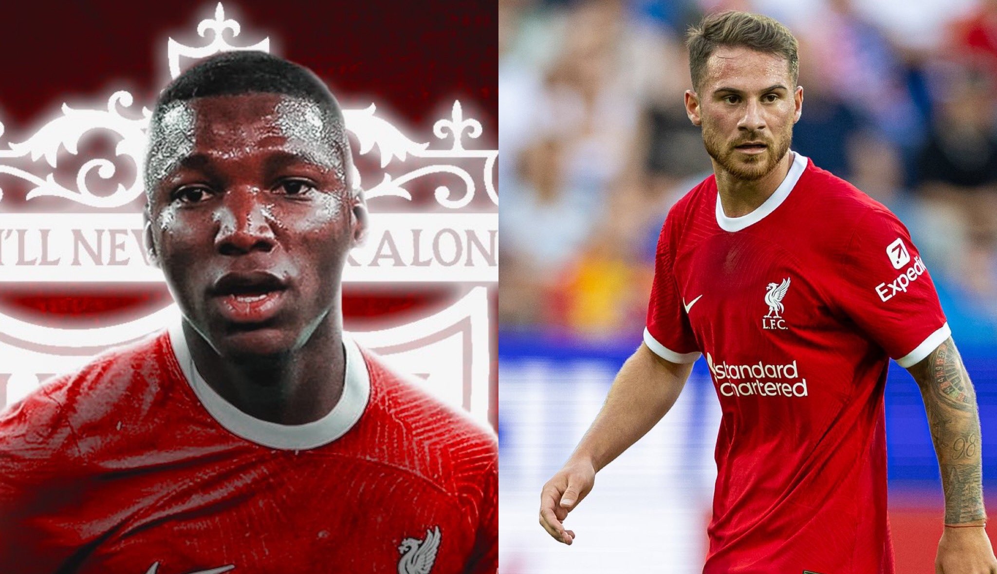 Moises Caicedo y Alexis Mac Allister Liverpool