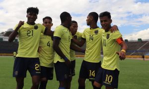 Seleccion Ecuador Sub 17 festejo 4